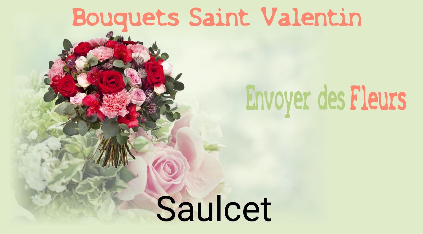 Roses de Saint-Valentin livrées à Saulcet